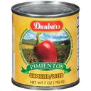 Moody Dunbar Diced Unpeeled Pimiento - 7 oz.glass jar, 24 jars per case