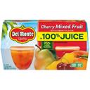 Del Monte Mixed Fruit with Cherry Flavor in Juice, 4 Ounce Plastic Cup - 4 count per pack -- 6 packs per case