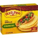 Old El Paso Crunchy Taco Shells, 4.6 Ounce -- 12 per case.