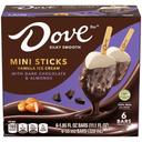 Mini Sticks Dark Chocolate Almond Vanilla Ice Cream Bar
