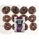 Treat Shop Chocolate Microbite Ring Donuts