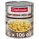 Chef Mate Sharp Cheddar Sauce 6 Case 96 Ounce