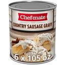 Chef Mate Country Sausage & Gravy Entree 6 Case 96 Ounce