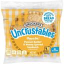 Uncrustables Peanut Butter and Honey Spread Wheat Bread Sandwich