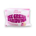 Strawberry and Sugar Cookie Ice Cream Sandwich