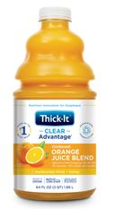 Thick It Thickened Beverage Orange Juice Blend Honey Consistency, 64 Fluid Ounce -- 4 per case.
