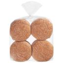 Flowers Foods European Bakers Sliced Sesame Hamburger Bun, 5 inch - 8 per pack -- 8 packs per case.
