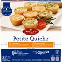 Nancys Petite Quiche, 22.4 Ounce - 32 per pack -- 8 packs per case.