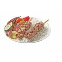 6.3 inch Fully Cooked Mediterranean Grilled Pork Kebabs On Amps Skewer