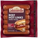 Johnsonville Beef Hot Links, 12 Ounce -- 10 per case.