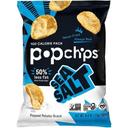 Popchips Sea Salt Popped Potato Chips, 0.8 Ounce -- 24 per case.