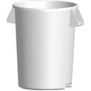 Sparta Bronco White Round Waste Bin Trash Container