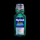 Severe Maximum Strength Cough Cold and Flu Nighttime Relief Liquid