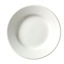 Porcelana Bright White Rolled Edge Salad Plate