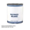 Commodity Canned Fruit and Vegetables Refried Beans with Lard, 10 Pound Can -- 6 per case