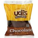 Udis Gluten Free Double Chocolate Muffin, 3 Ounce -- 36 per case.
