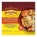 Chicken and Cheese Enchilada with Red Sauce