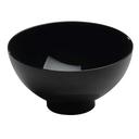 Tiny Temptations Polystyrene Round 2 Ounce Black Mini Appetizer Bowl