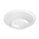 Flairware Polystyrene 10 Ounce Clear Scalloped Soup Bowl