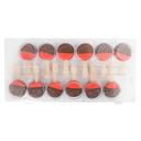 Milk Chocolate and Strawberry Macaron Pop with Rainbow Topping