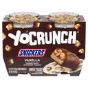 Vanilla Lowfat Yogurt with Snickers Pieces