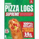 Original Supreme Premium Pepperoni and Sausage Pizza Logs