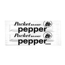 Packet Brand Fluted Pepper Packets, 0.11 Gram -- 3000 per case.