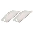 Cadco Half Size Clear Lids Accessory Pack, 12 7/8 x 2 1/2 x 10 1/2 inch.