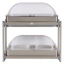 Cadco Stainless Steel Multi Level Buffet Server, 23.25 x 26 x 15.25 inch.