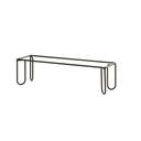Logan Collection Black Wire Medium Riser Frame 20 X 6 X 6 inch