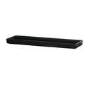 Black Melamine Serving Tray 20 x 6 x 1 inch