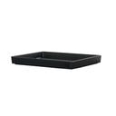 Black Melamine Serving Tray