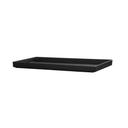 Black Melamine Serving Tray 12 x 20 x 1 inch