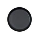 Isla Collection Black Melamine Round Platter