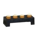 Resin Collection Black Rectangle Riser