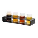 Classic Black ABS Taster Caddy 4 X 13 X 2.5 inch