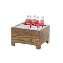 Melrose Collection Chocolate Brown Oak Wood Ice Housing