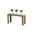 Melrose Collection Chocolate Brown Oak Wood Rectangular Riser