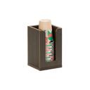 Vista Collection Mocha Single Cup and Lid Organizer