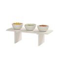 Vista Collection Coastal HDPE Rectangular Riser 20 x 8 x 6 inch