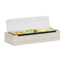 Vista Collection Coastal Three Section Bar Organizer