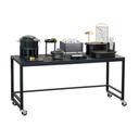 Black HDPE Merchandising Table