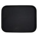 Winco Black Rectangular Easy Hold Rubber Lined Tray, 14 x 18 inch -- 6 per case.