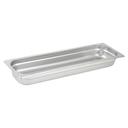 Winco Stainless Steel Half-Long Size Steam Table Pan, 2 1/2 inch.