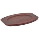 Winco Wood Underliner - Fits 11 inch Aluminum Sizzling Platter.