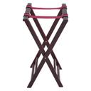 Winco Mahogany Folding Tray Stand, 32 inch Height.