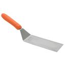 Winco High Heat Square Edge Turner with Orange Nylon Handle, 6 1/4 x 3 inch Blade -- 12 per case.