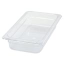 Winco Polycarbonate 1/3 Size Food Pan, 2.5 inch -- 12 per case.