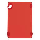 Winco Statik Board Red Cutting Board with Hook, 12 x 18 x 1/2 inch -- 6 per case