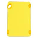 Winco Statik Board Yellow Cutting Board with Hook, 12 x 18 x 1/2 inch -- 6 per case